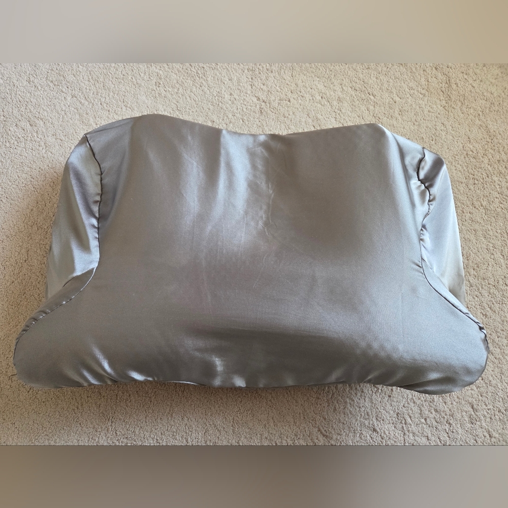 Emircey White and Gray Bed Pillow